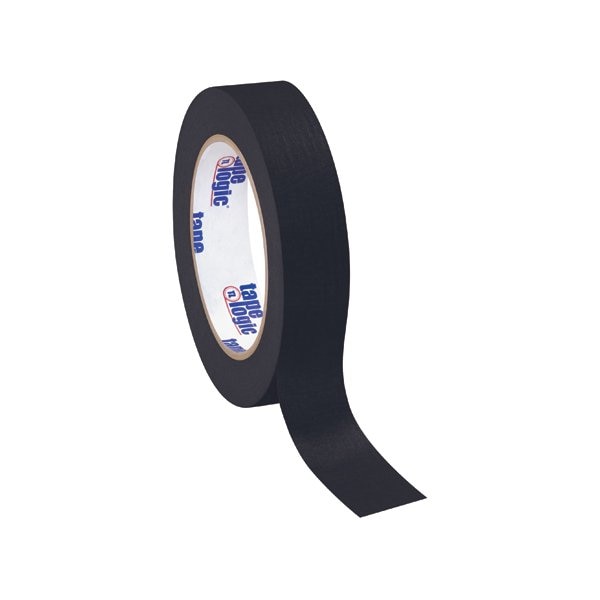 Tape Logic 1'' x 60 yds. Black Tape Logic Masking Tape, 12PK T93500312PKB - main